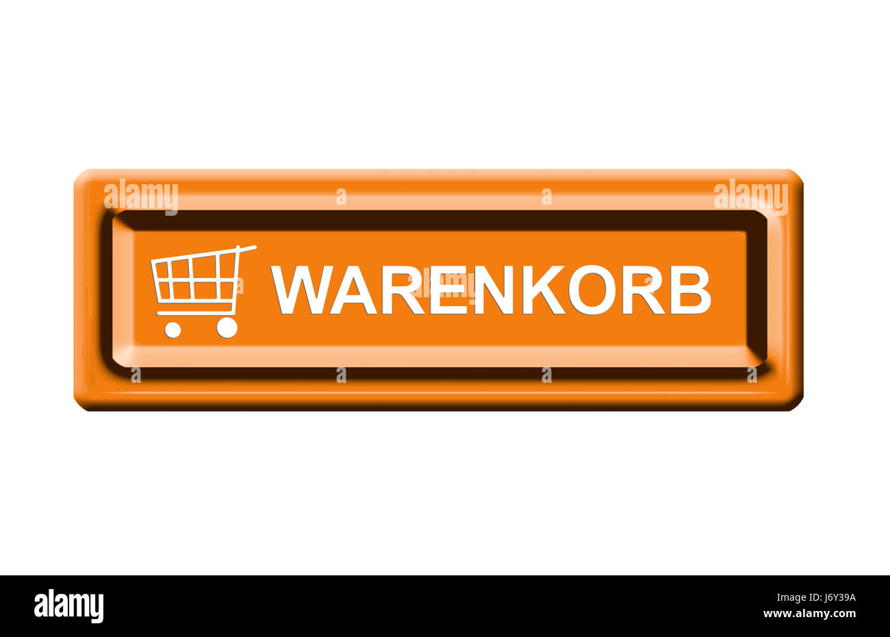 kaufen Trolley Einkaufswagen Einkaufskorb Korb von waren Online-Shop webshop Stockfoto
