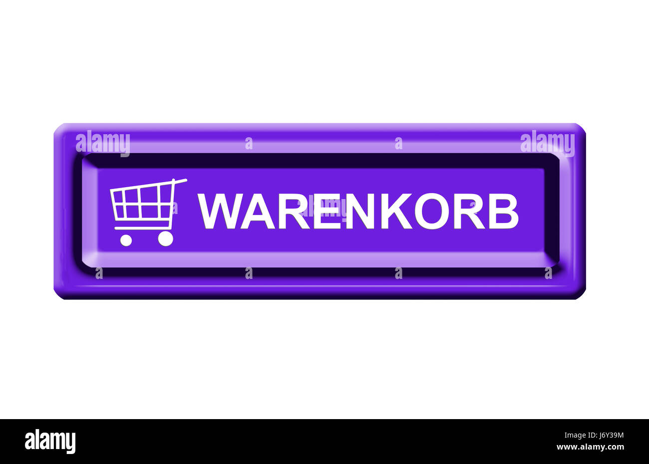kaufen Trolley Einkaufswagen Einkaufskorb Korb von waren Online-Shop webshop Stockfoto