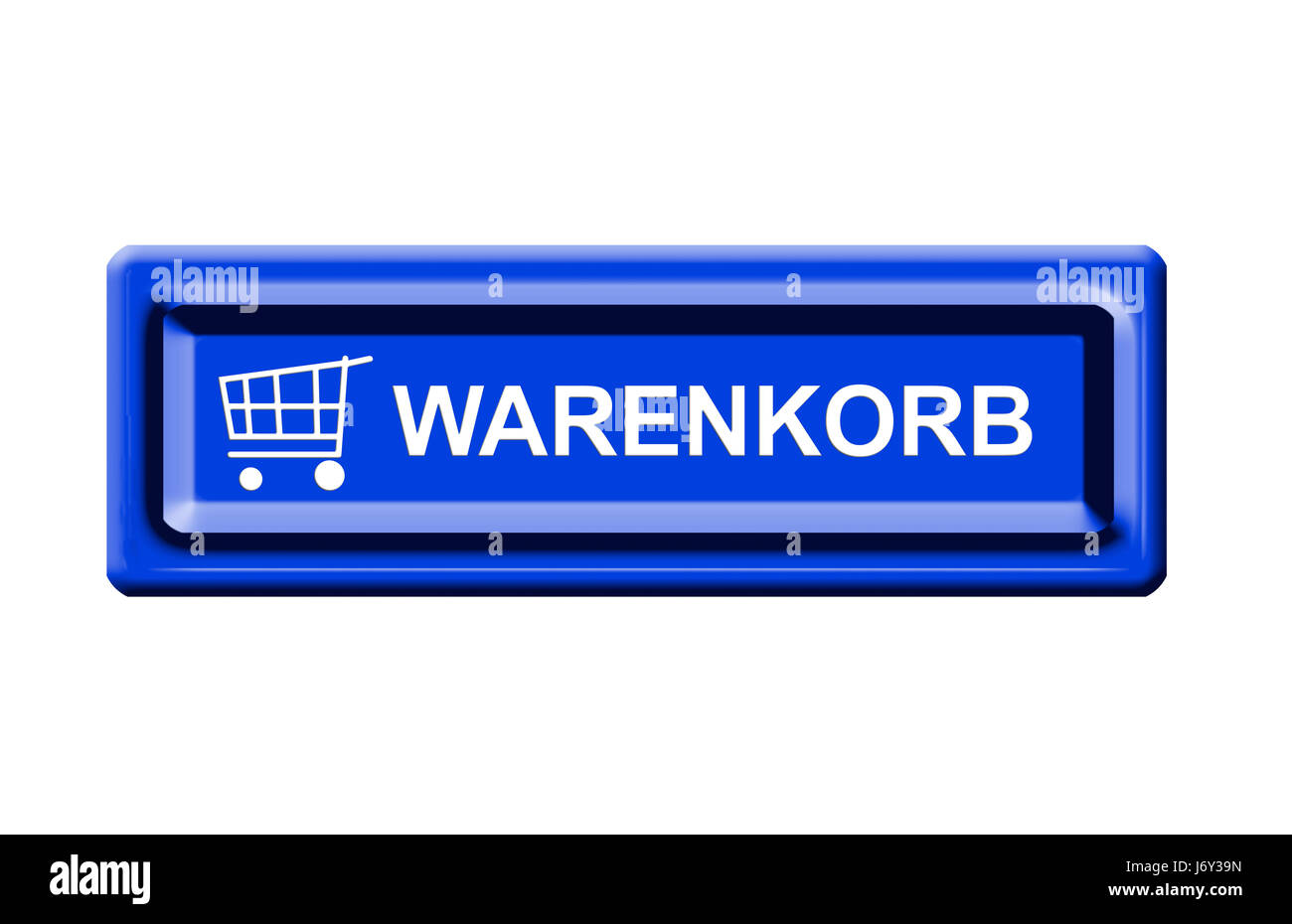 kaufen Trolley Einkaufswagen Einkaufskorb Korb von waren Online-Shop webshop Stockfoto