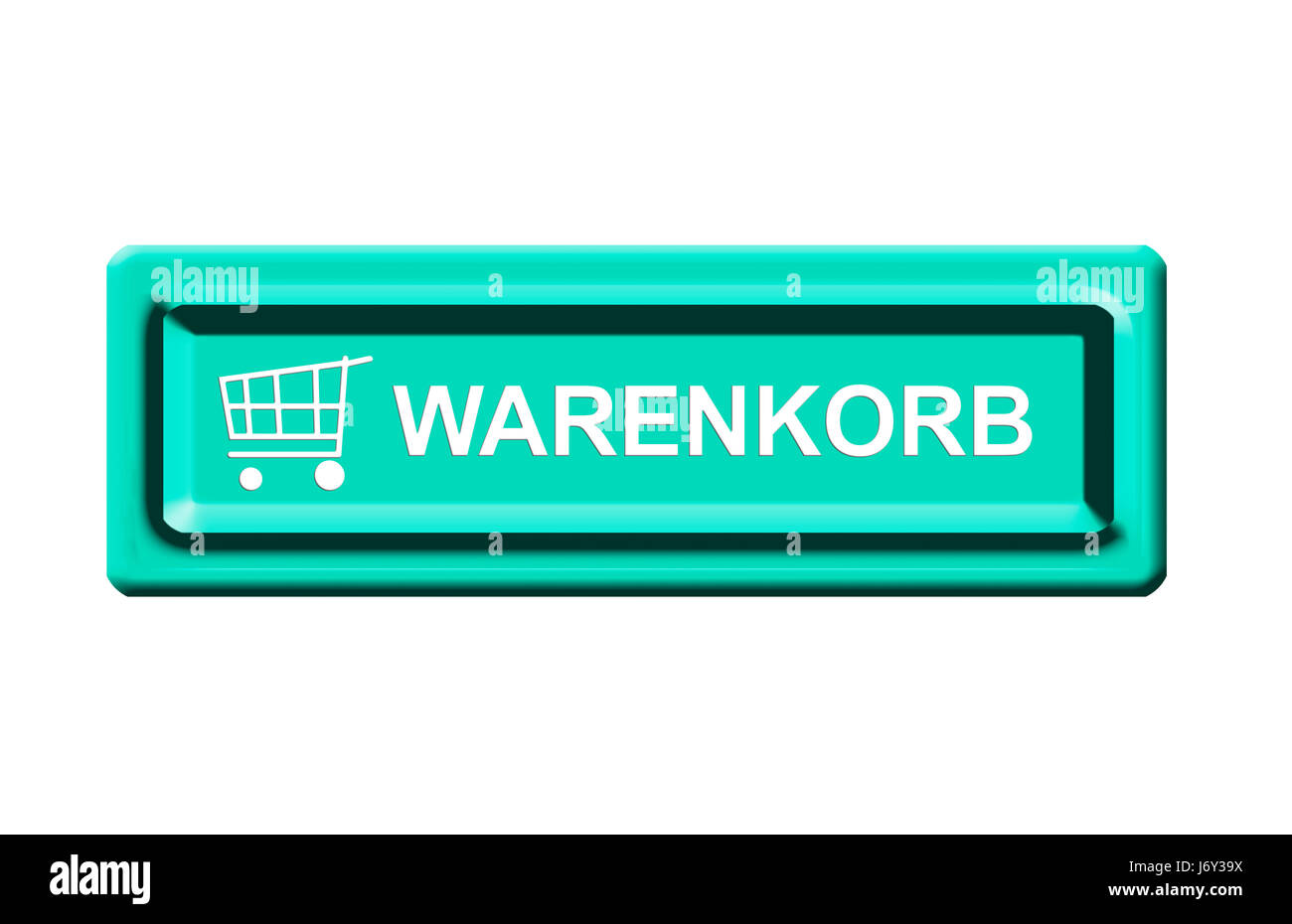kaufen Trolley Einkaufswagen Einkaufskorb Korb von waren Online-Shop webshop Stockfoto