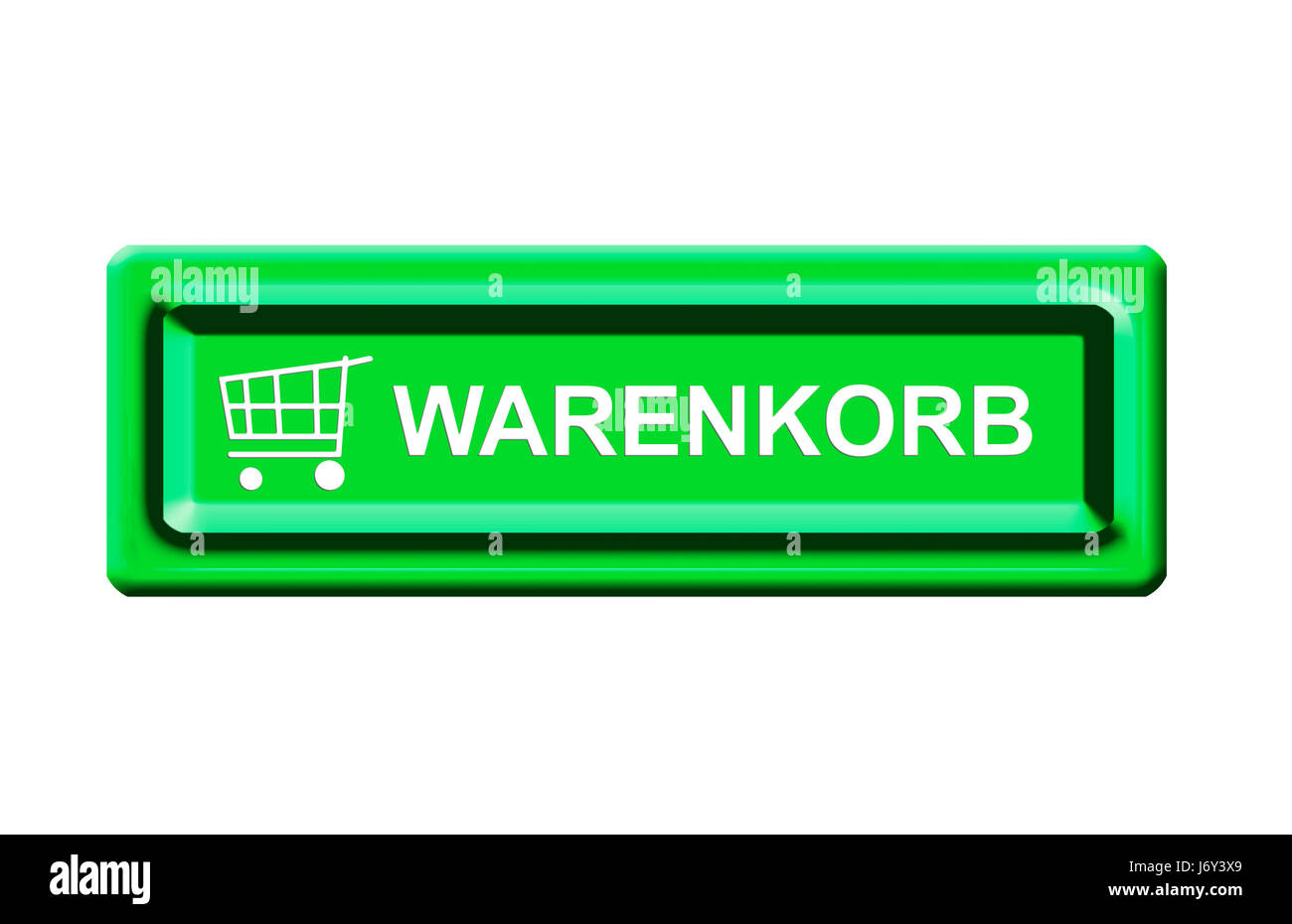 kaufen Trolley Einkaufswagen Einkaufskorb Korb von waren Online-Shop webshop Stockfoto