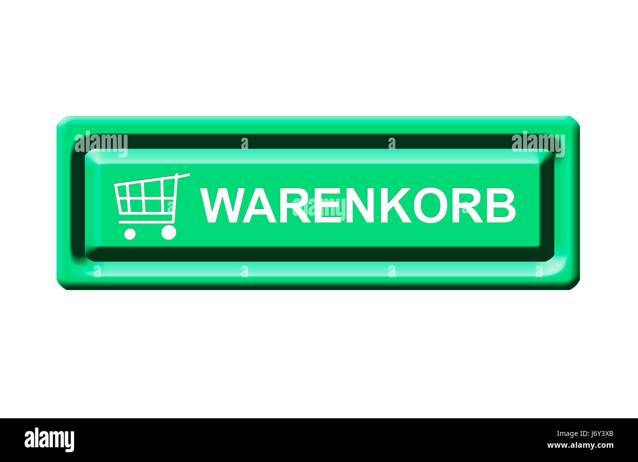 Warenkorb-button Stockfoto