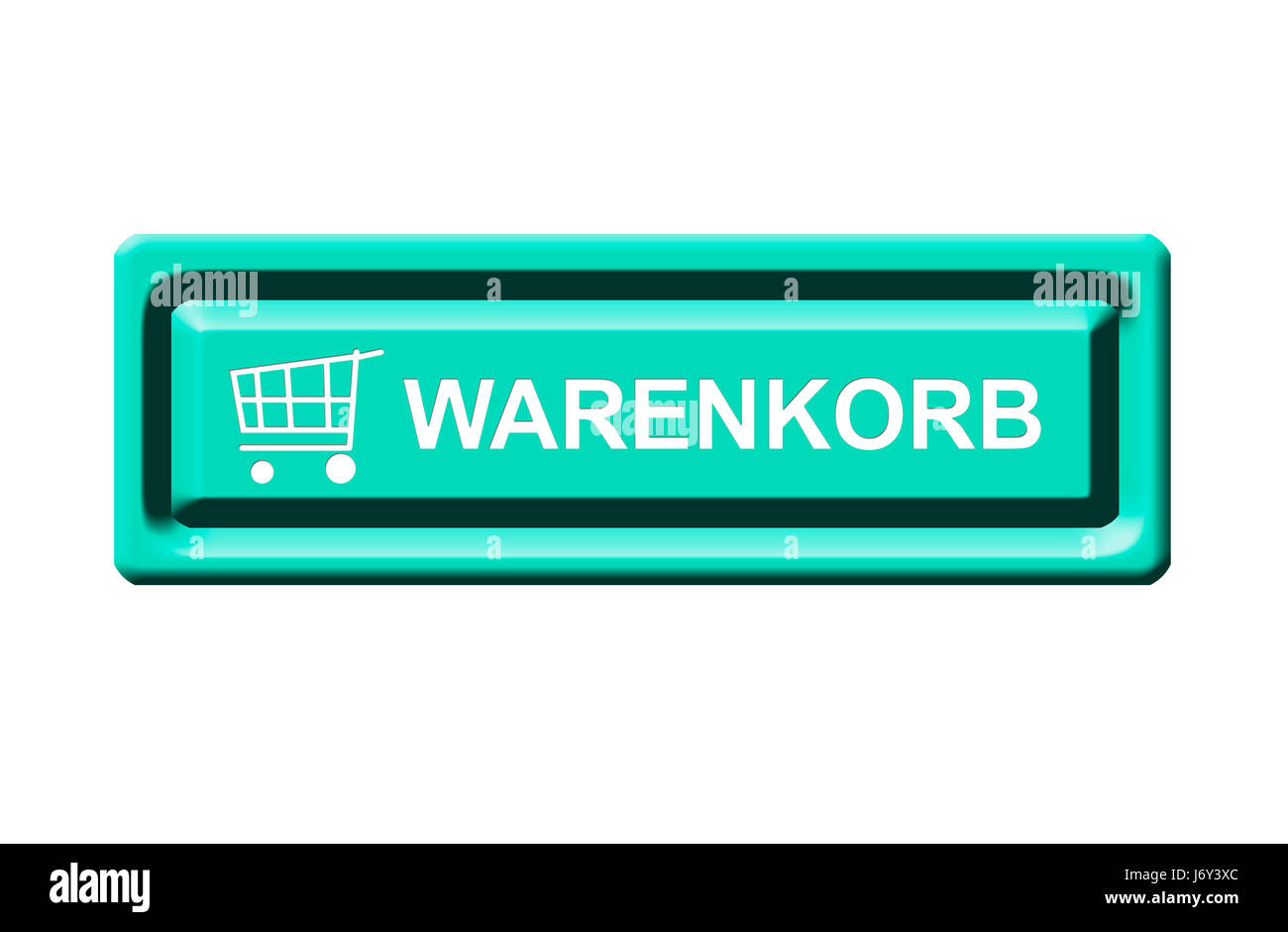 Warenkorb-Button Stockfoto
