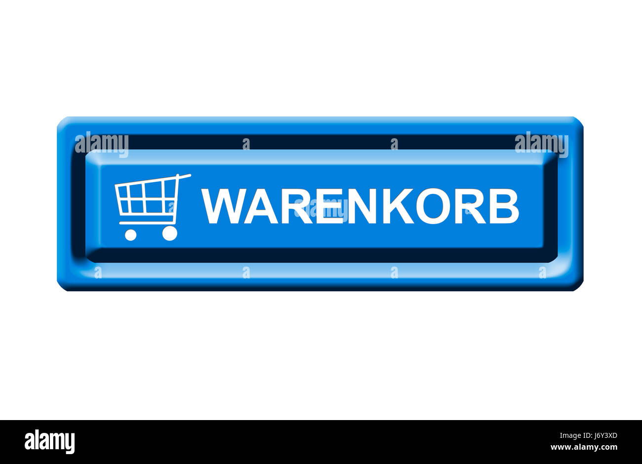 kaufen Trolley Einkaufswagen Einkaufskorb Korb von waren Online-Shop webshop Stockfoto