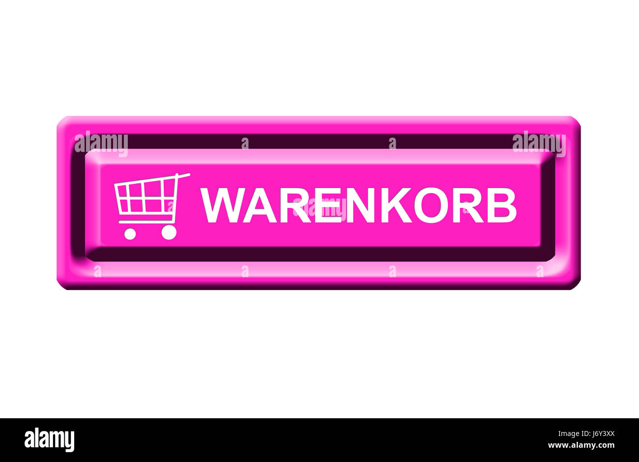 kaufen Trolley Einkaufswagen Einkaufskorb Korb von waren Online-Shop webshop Stockfoto