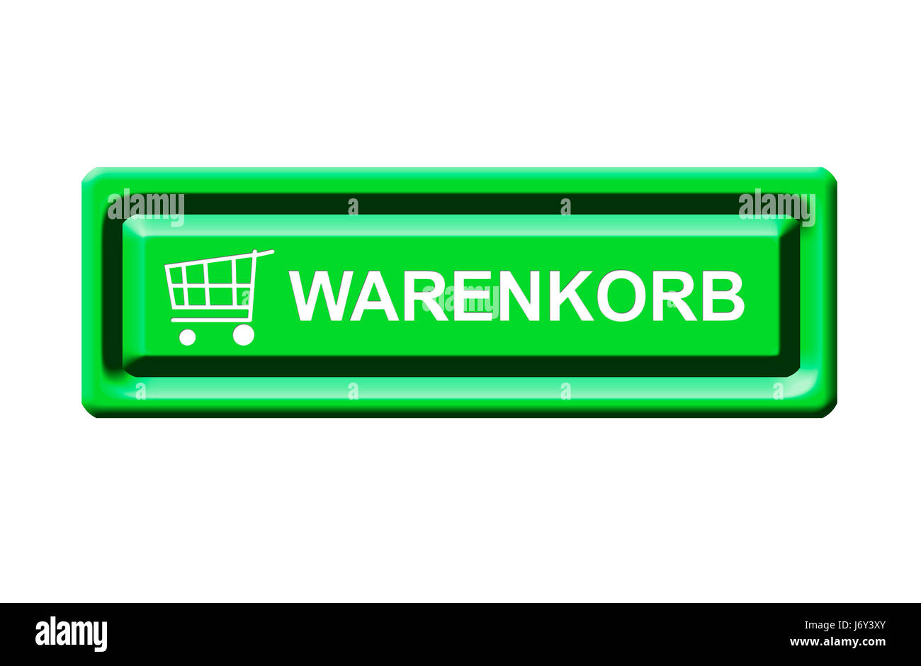 kaufen Trolley Einkaufswagen Einkaufskorb Korb von waren Online-Shop webshop Stockfoto