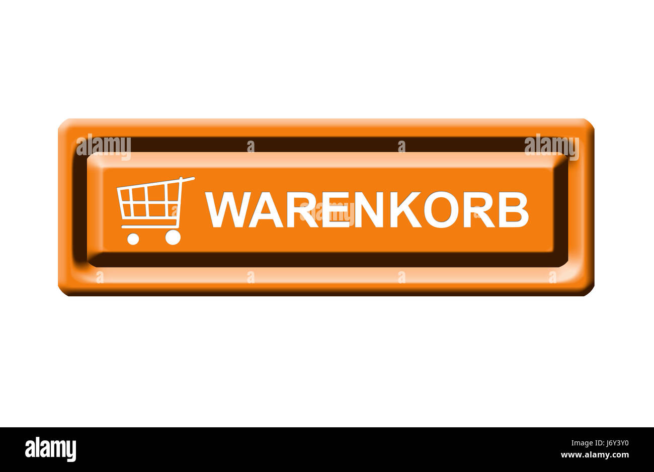 kaufen Trolley Einkaufswagen Einkaufskorb Korb von waren Online-Shop webshop Stockfoto