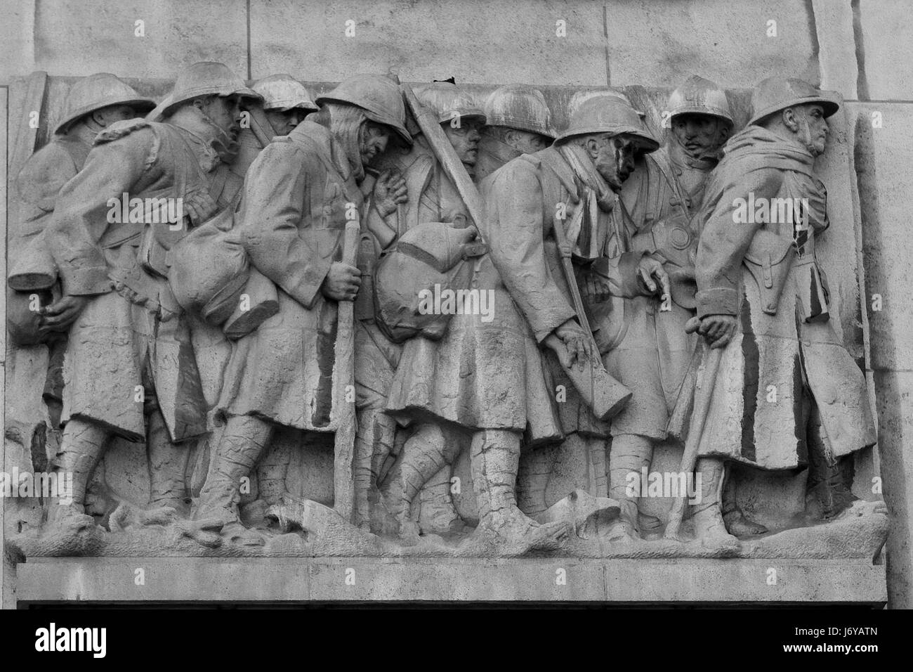 Globus Planet Erde Welt zuerst Krieg ich Denkmal Tod Armee schwarze dunkelhäutige kohlschwarze Stockfoto