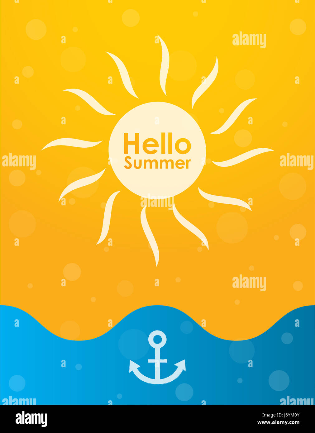 spezielle Sommer Hintergrund, Vektor-Design, eps10 Stockfoto