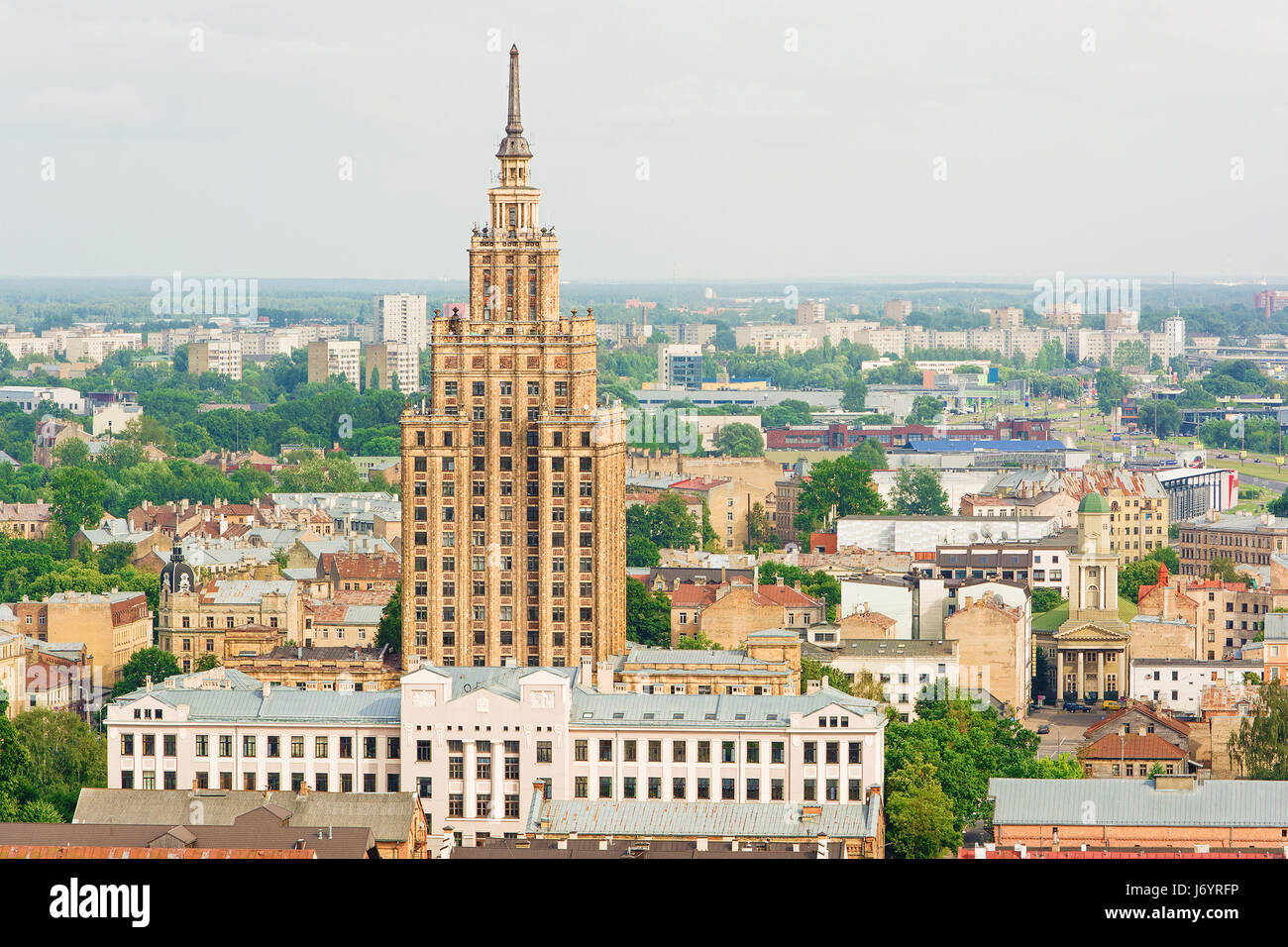 Akademie der Wissenschaften, Riga, Lettland Stockfoto