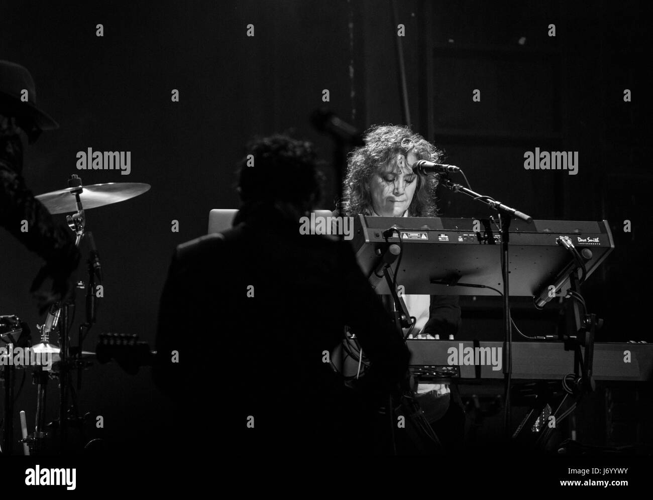 Lisa Coleman of the Revolution, Prince's 80er Jahre Backing Band tritt im Phoenix Concert Theatre in Toronto, Kanada, auf Stockfoto