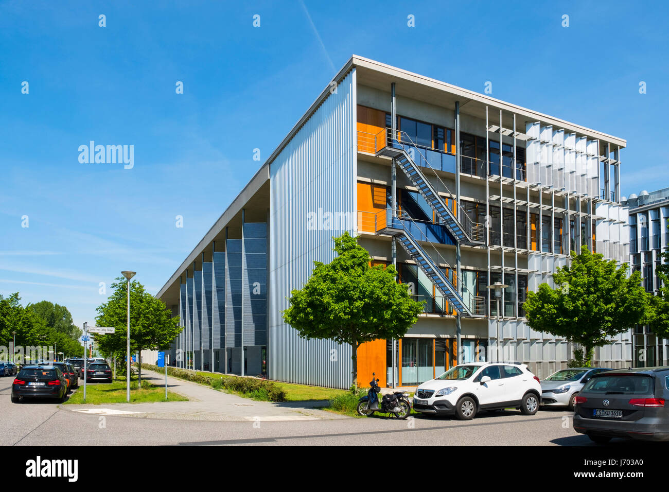 Zentrum für Biotechnologie und Umwelt in Adlershof Science and Technology Park Park in Berlin, Deutschland Stockfoto