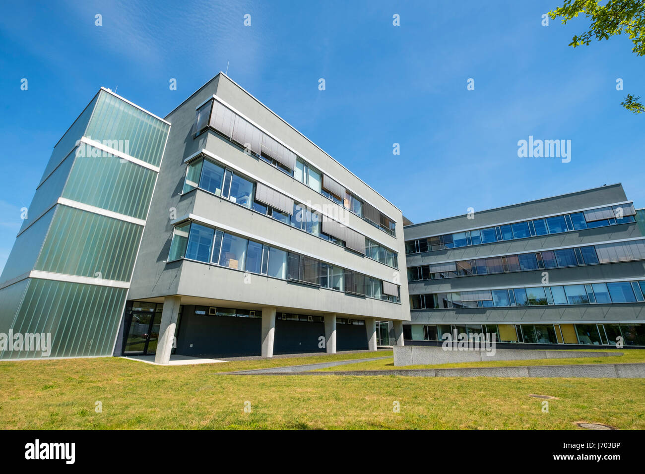 Zentrum für Biotechnologie und Umwelt in Adlershof Science and Technology Park Park in Berlin, Deutschland Stockfoto