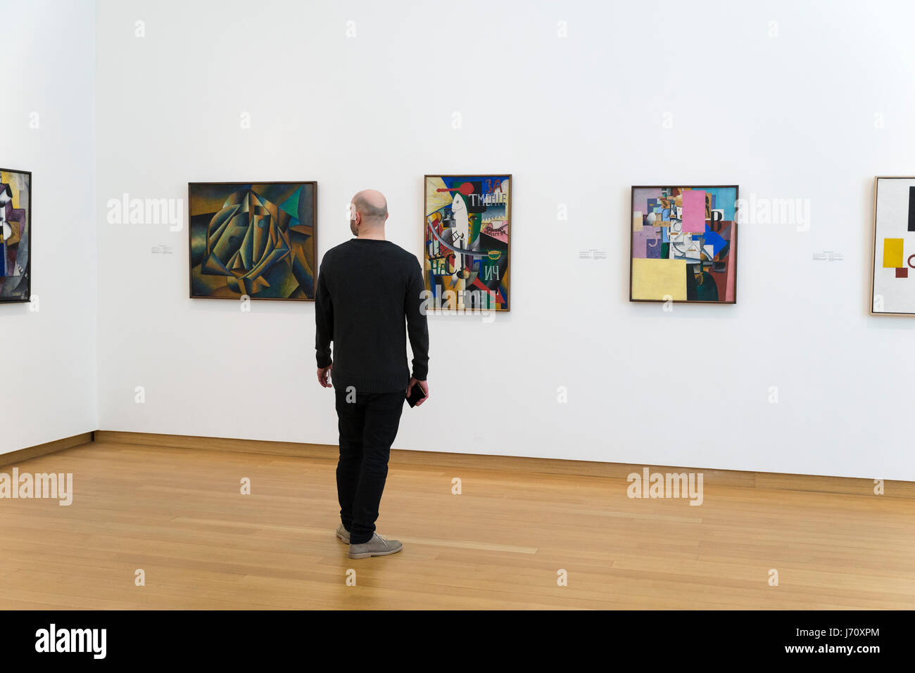 AMSTERDAM, Niederlande - 15. Mai 2017: Das Stedelijk Museum Amsterdam ist eine internationale Museum für moderne und zeitgenössische Kunst und Design. Stockfoto