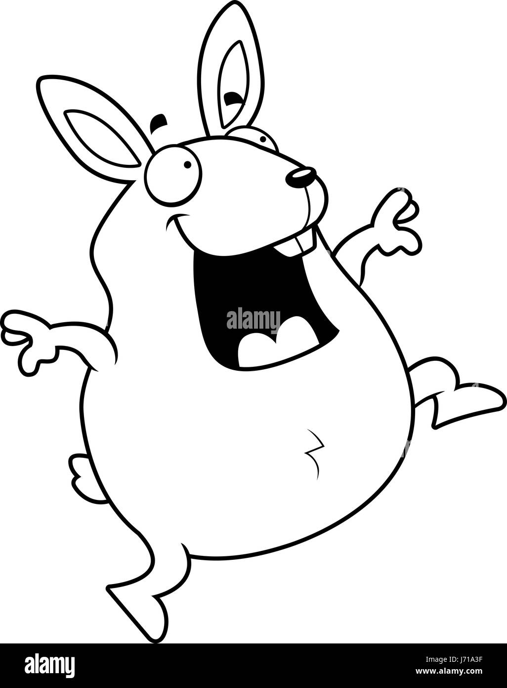 Springender hase Stock-Vektorgrafiken kaufen - Alamy