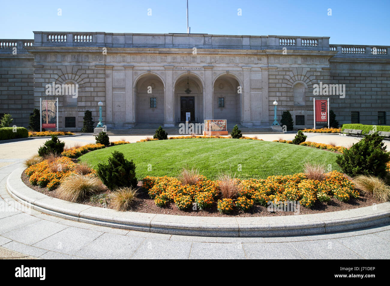 freiere Galerie der Kunst in Washington DC USA Stockfoto