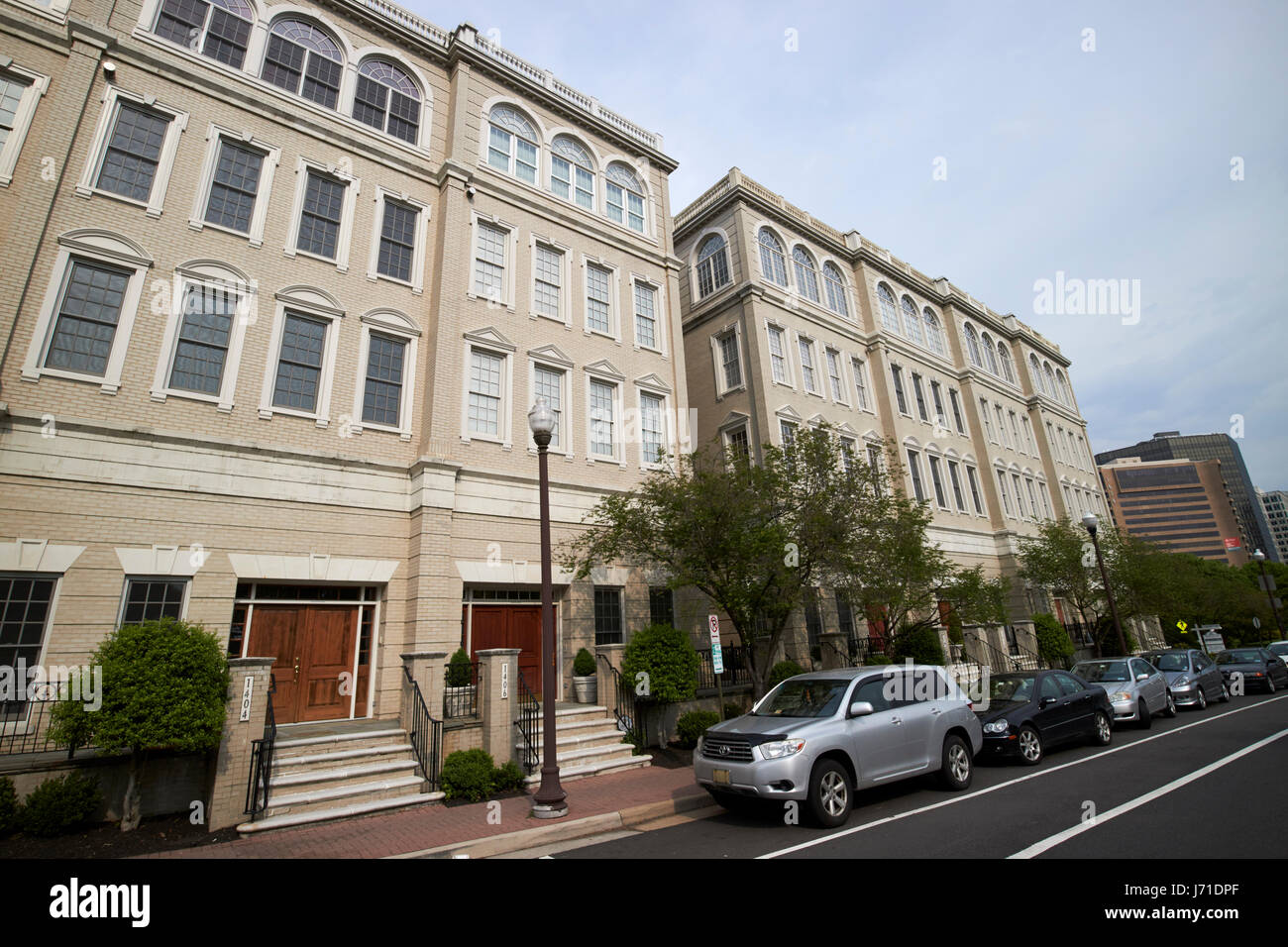 Luxus teuren Stadthäuser in Radnor Höhen Rosslyn Arlington Washington DC USA Stockfoto