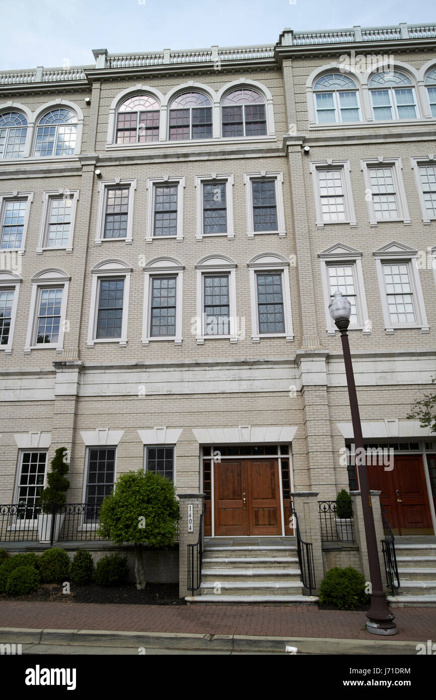 Luxus teuren Stadthäuser in Radnor Höhen Rosslyn Arlington Washington DC USA Stockfoto