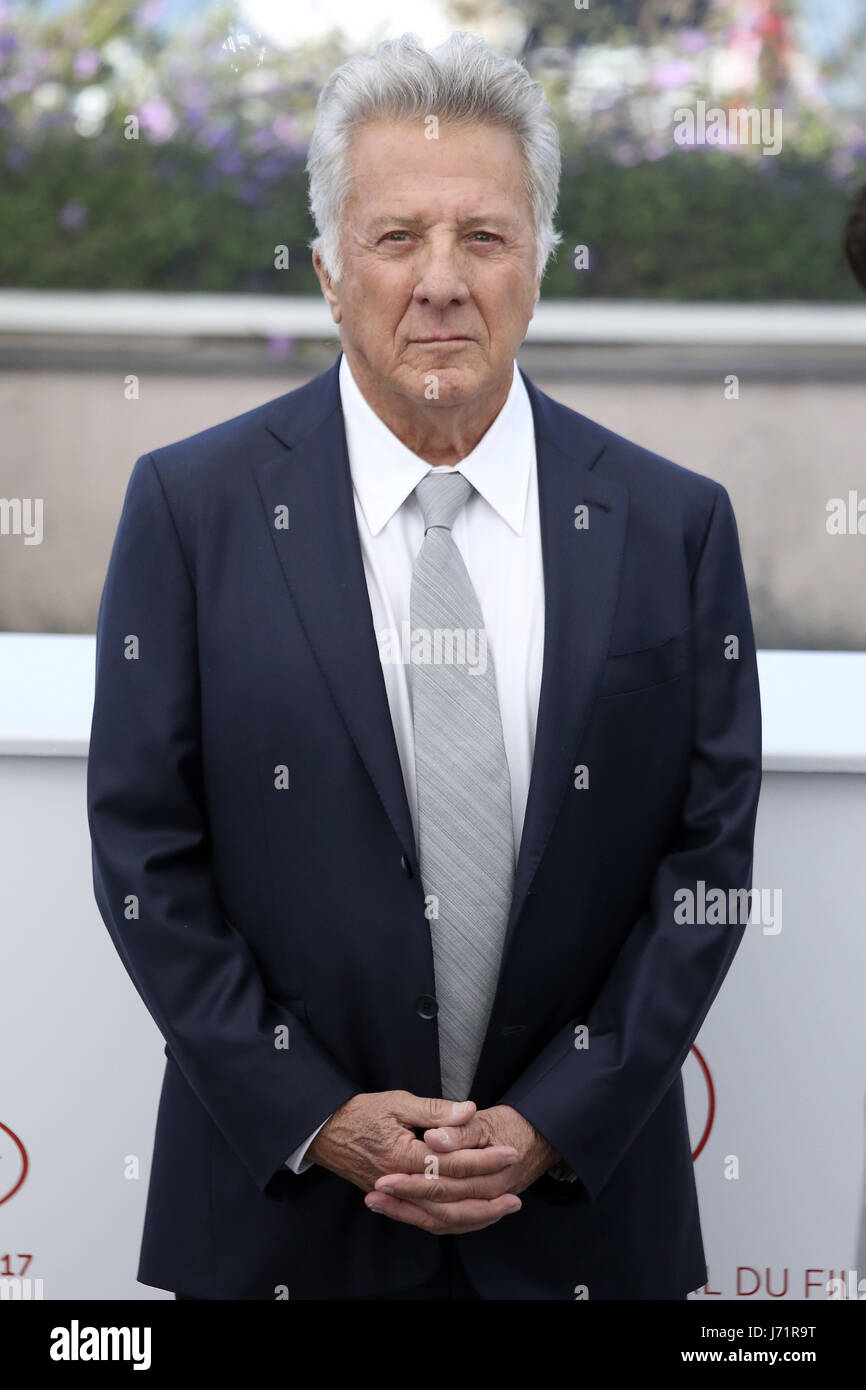 Cannes, Frankreich. 21. Mai 2017. Dustin Hoffman in 'The Meyerowitz Stories' Fototermin während des 70. Cannes Film-Festival am Palais des Festivals am 21. Mai 2017 | Verwendung Weltweit Credit: Dpa/Alamy Live-Nachrichten Stockfoto