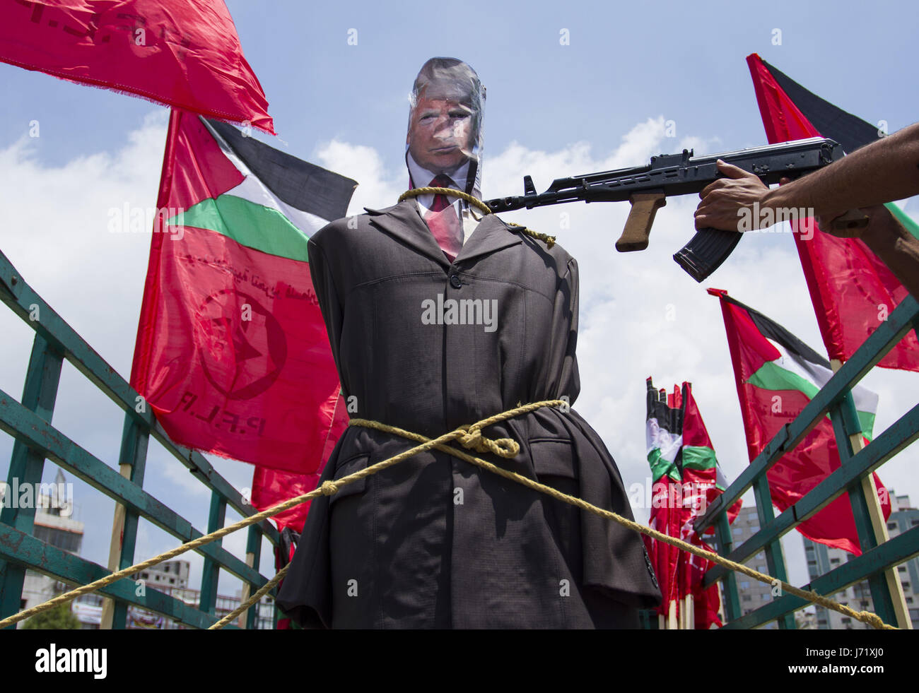 GazaStadt, Gazastreifen, Palästina. 23. Mai 2017. Eine