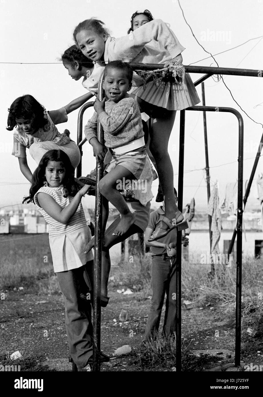 Bewohner des District Six-Kapstadt Stockfoto