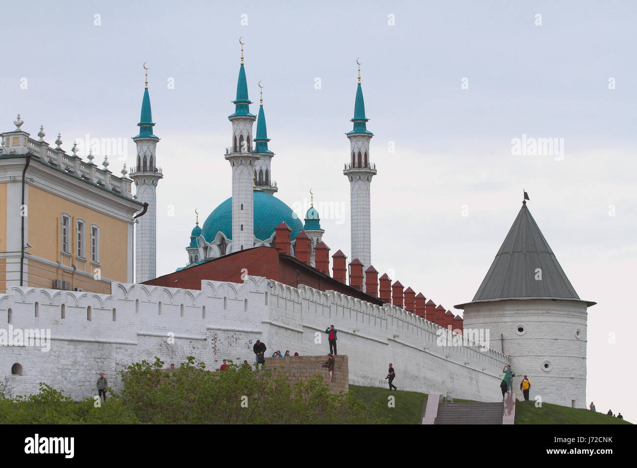 QoL Sharif Moschee, anonyme Rundturm. Kazan, Russland Stockfoto
