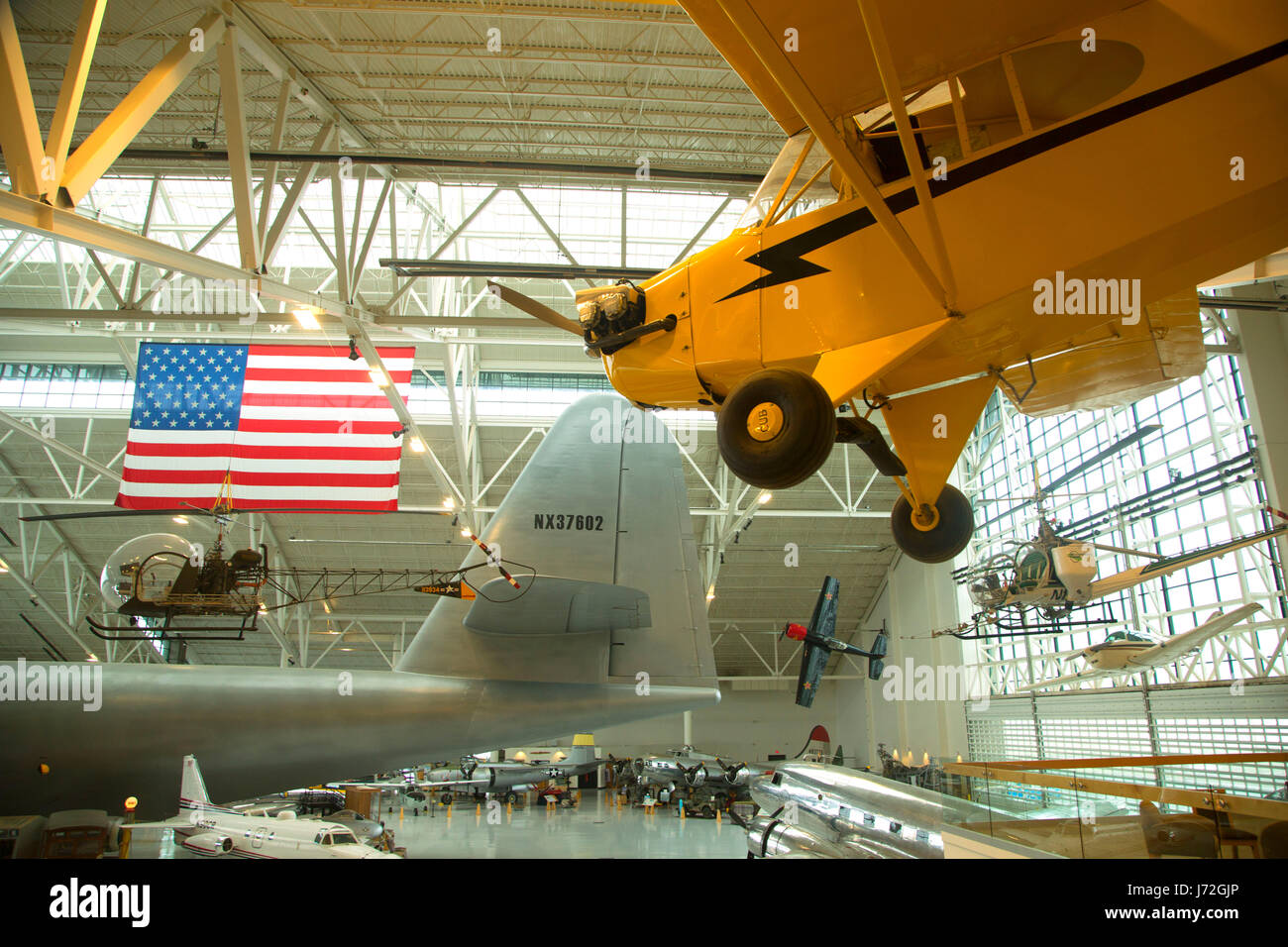 Museumsgalerie, Evergreen Aviation and Space Museum, McMinnville, Oregon Stockfoto