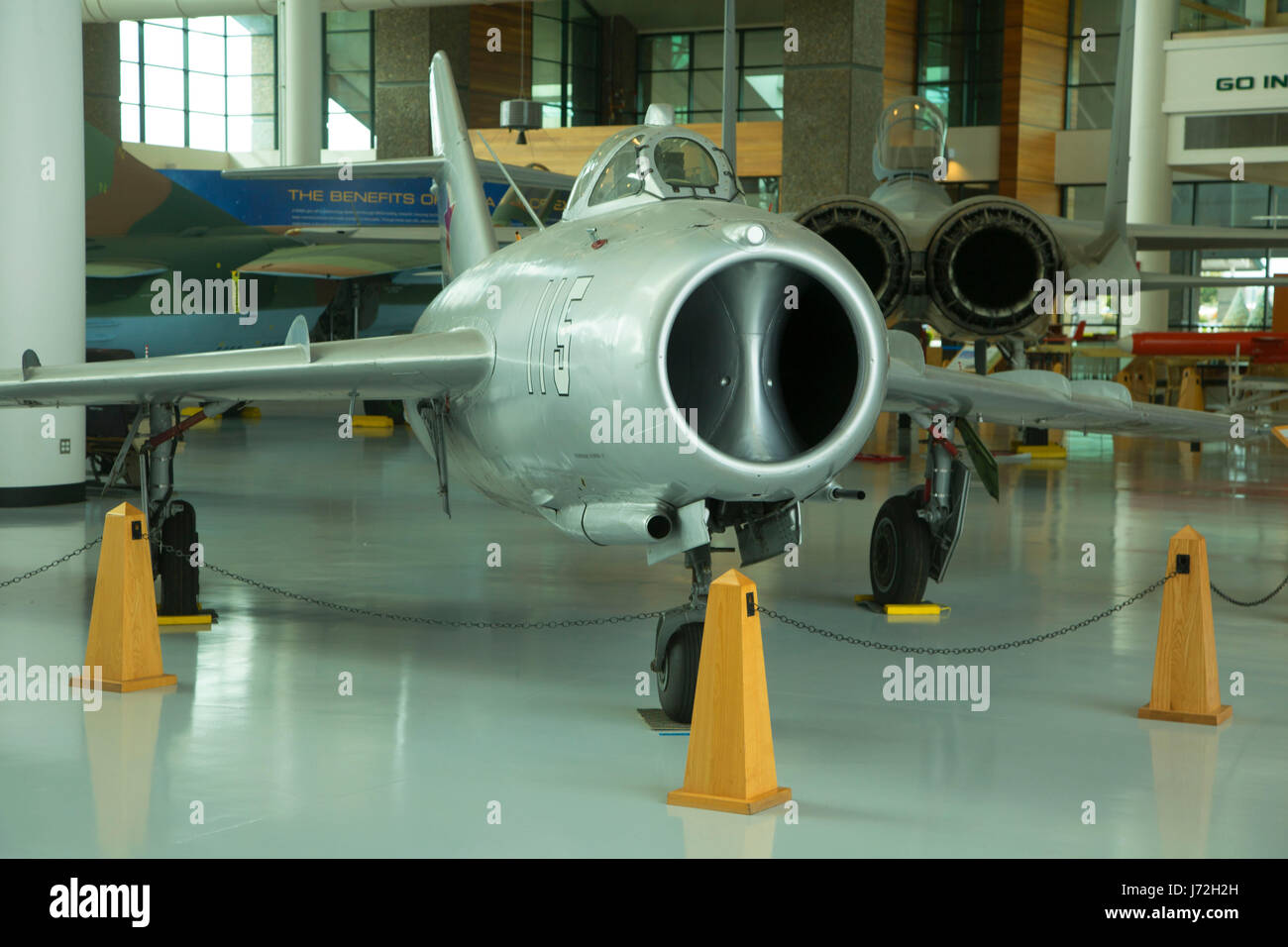 OKB Mikojan ich Guryevich MIG 17a Fresko, Evergreen Aviation and Space Museum, McMinnville, Oregon Stockfoto