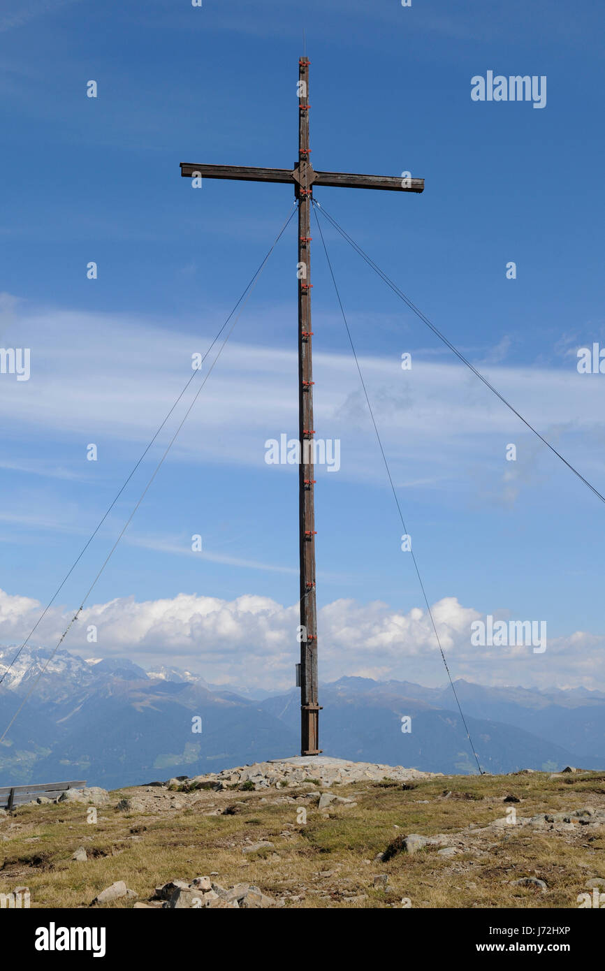 Berge Wanderung Wandern Wanderung Süd Tirol stille Ruhe Funkstille ein Stockfoto
