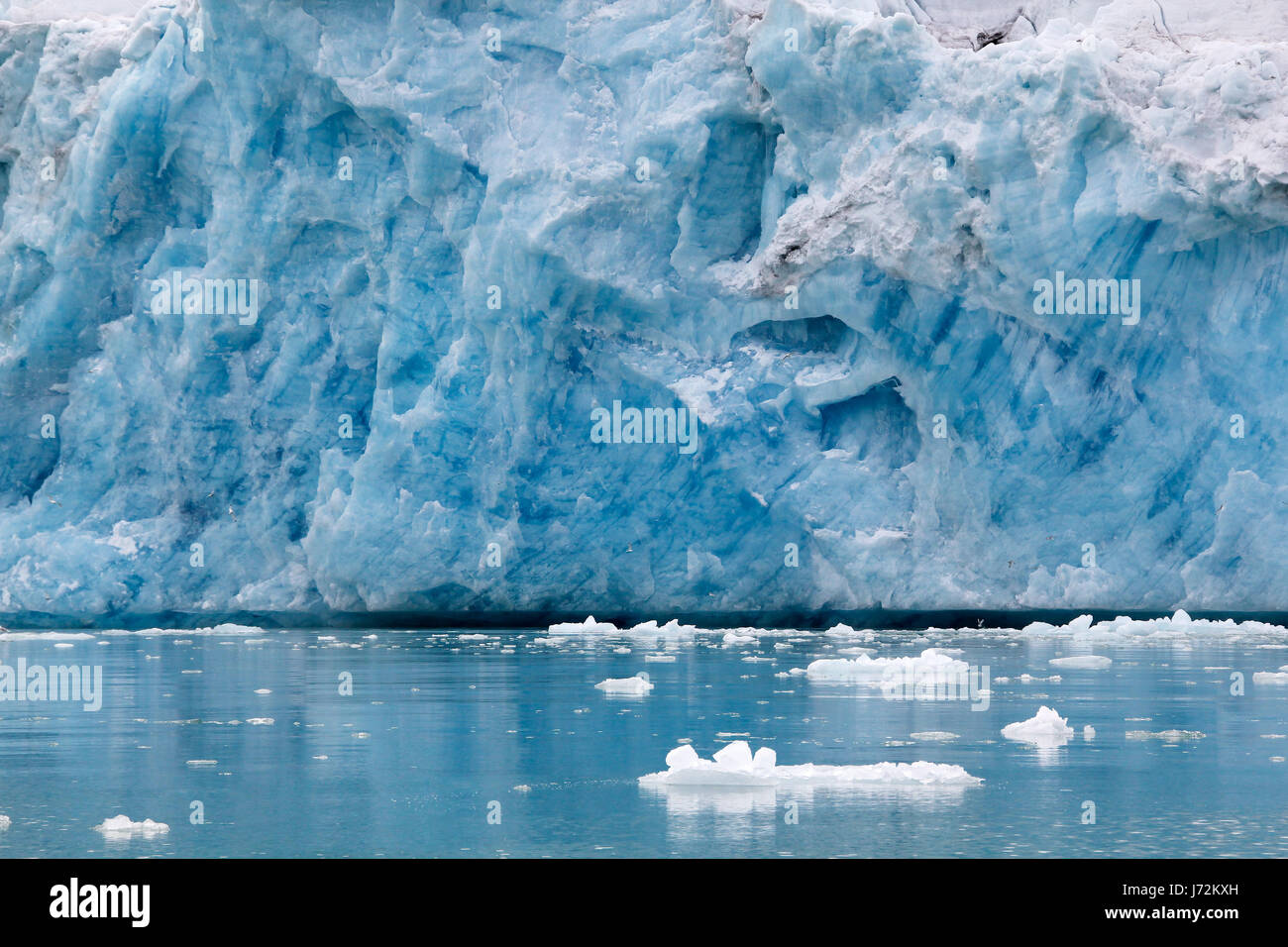 arktische Eis Blau Umwelt Enviroment Wüstenlandschaft arktischen Gletschereis Stockfoto