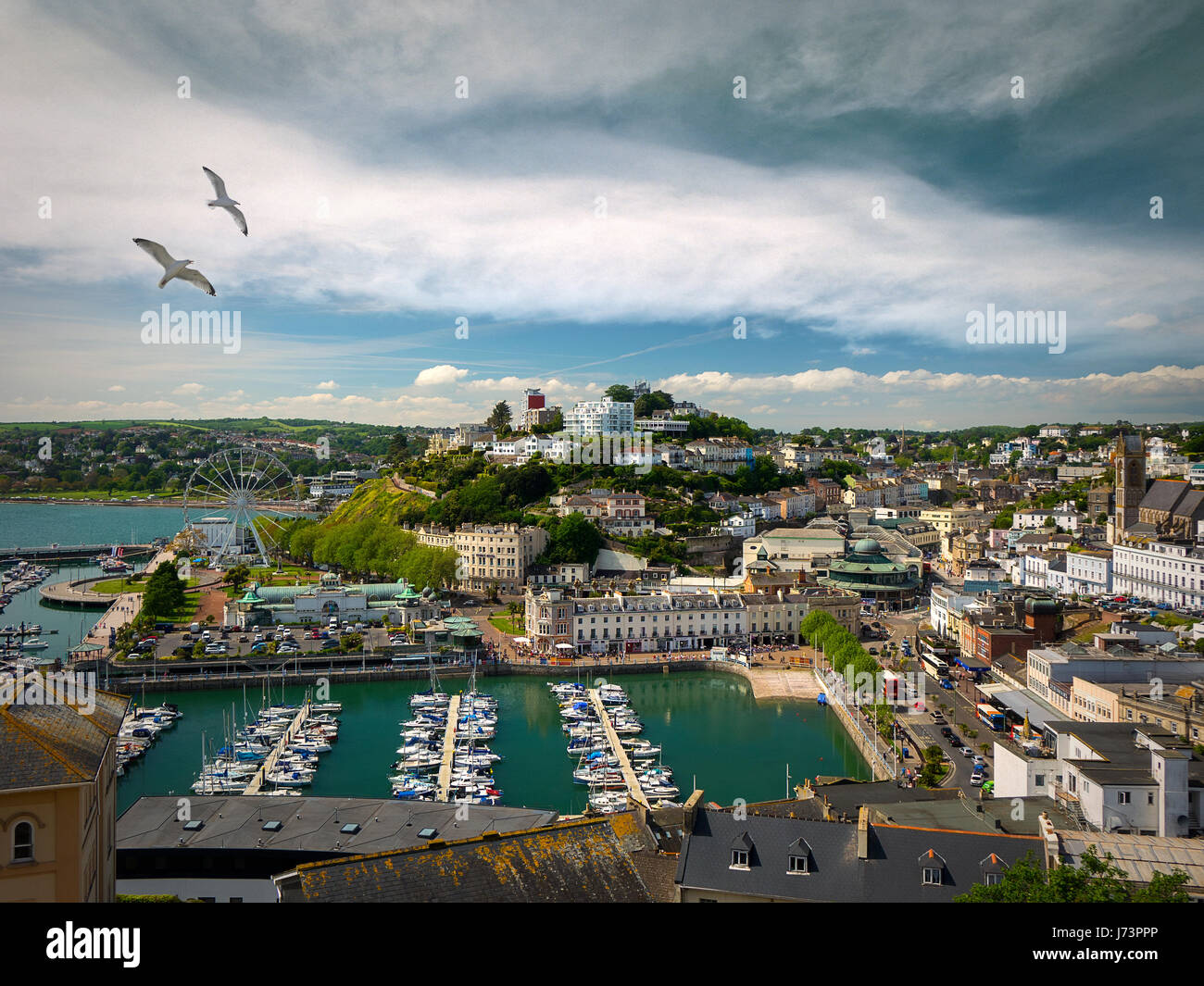 GB - DEVON: Torquay Hafen Stockfoto