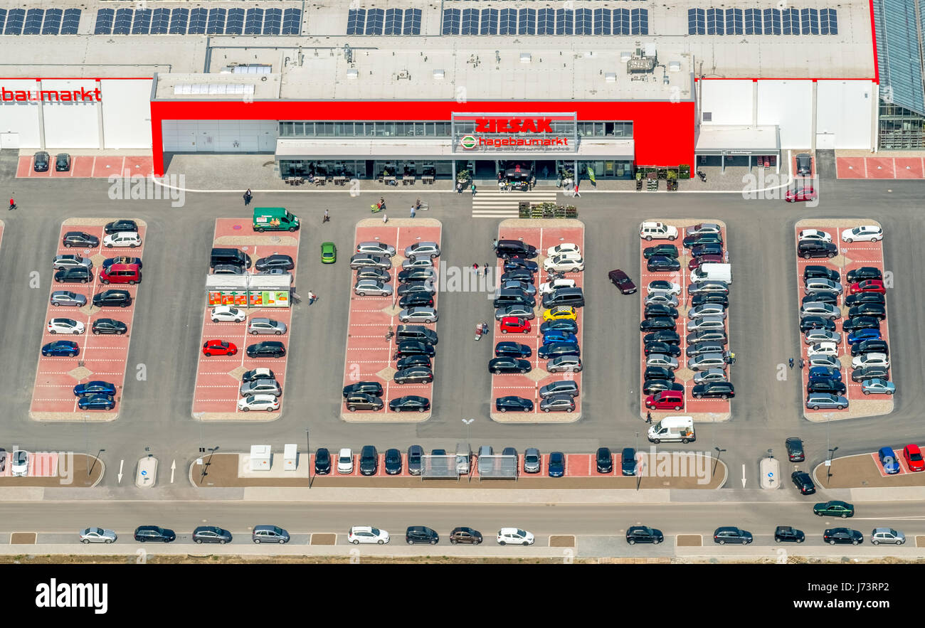 Hagebaumarkt Ziesak auf den Bereich vor der ehemaligen OPELWerk 3 in