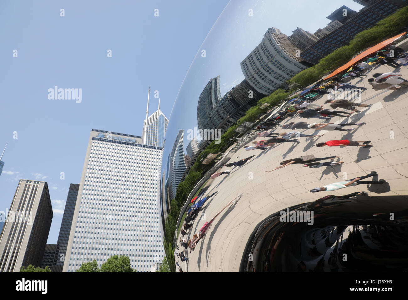 Chicago Millennium Park Stockfoto