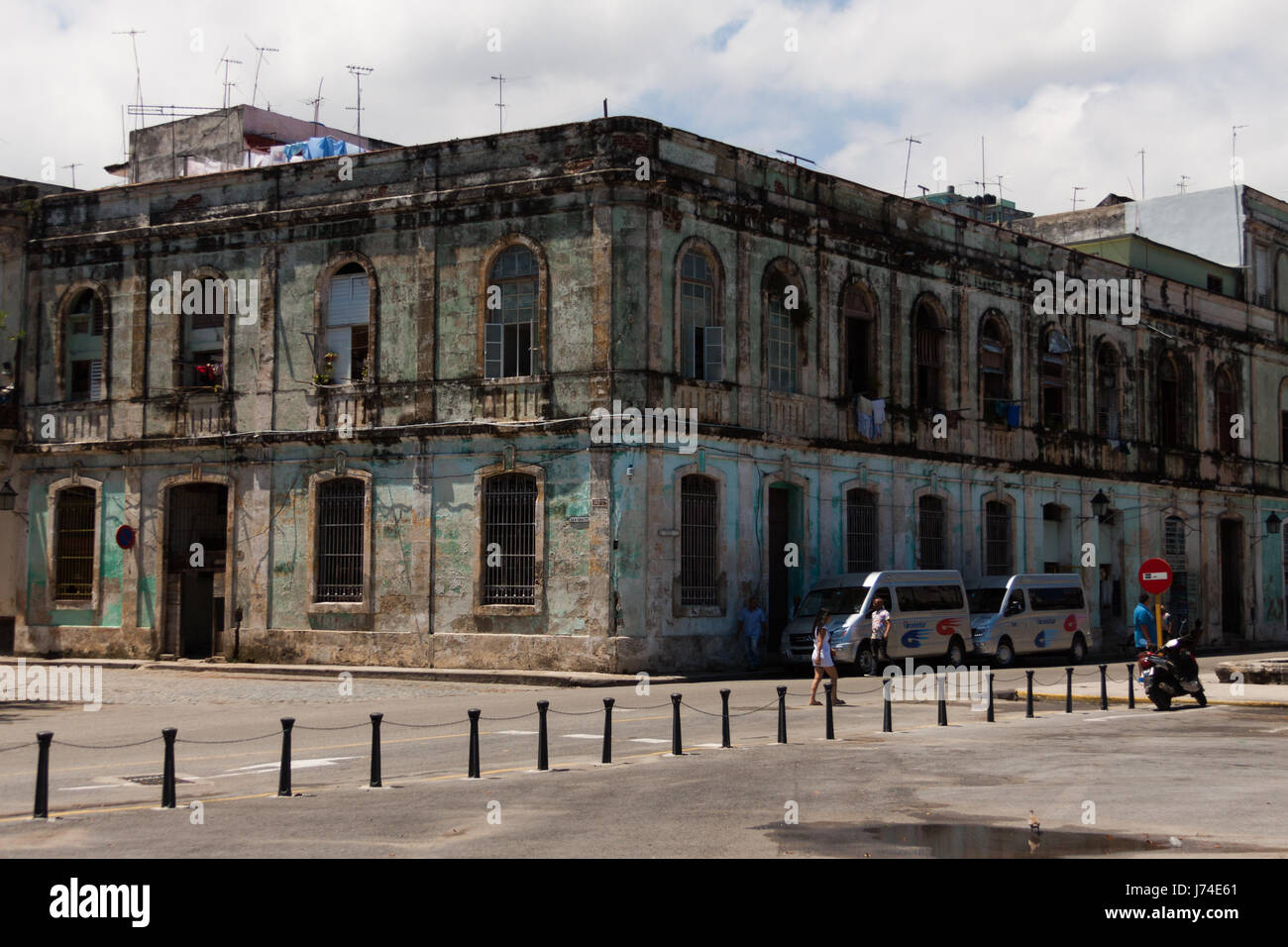 Altbau in Havanna, Kuba Stockfoto