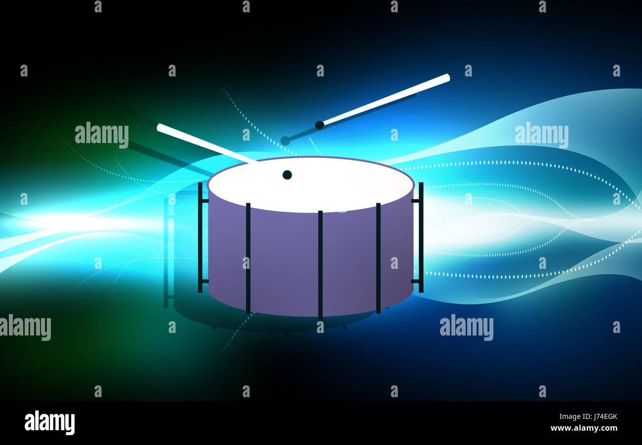 Musik-Emblem Symbol-Tasten Schlüssel Piktogramm Symbol Piktogramm Handel Symbol drum Stockfoto