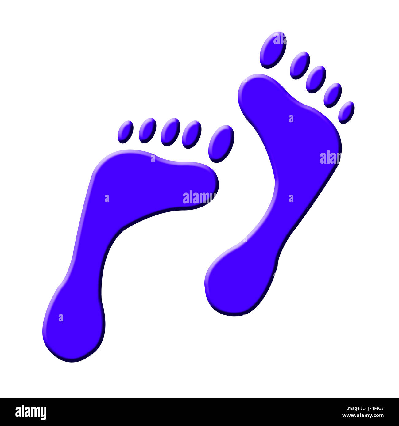 zu Fuß gehen Sie gehen zu Fuß Füße Zehen Track Piktogramm Symbol Piktogramm Handel-symbol Stockfoto