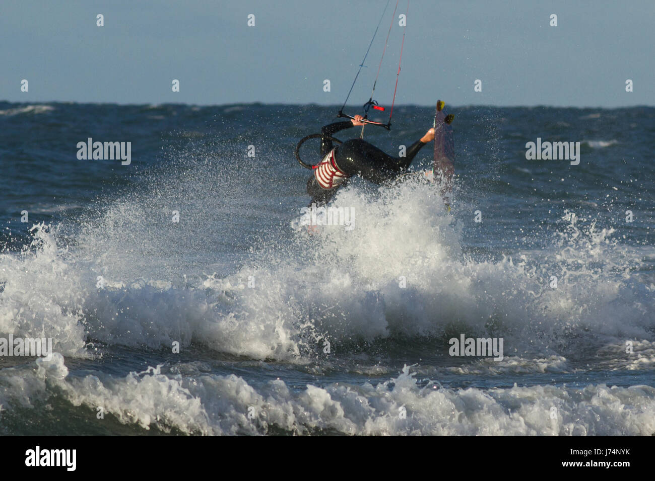 Kitesurfer Stockfoto