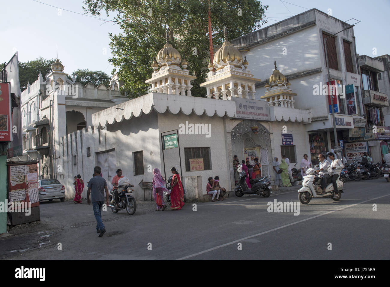Guru Nanak Darbar, Pimpri, Pune Stockfoto