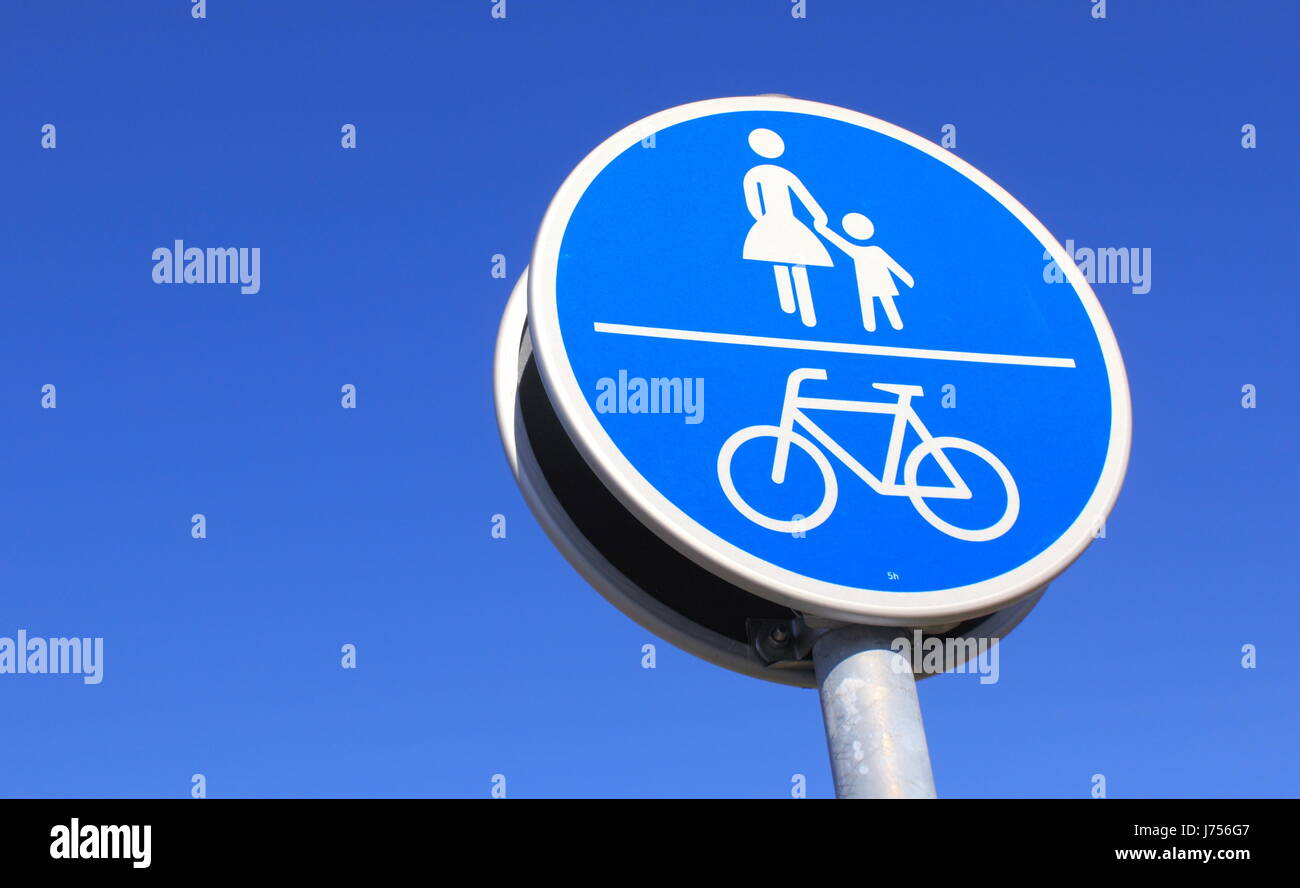 Avenue Fahrrad Fahrrad Zyklus Erlaubnis Zulassung rechtmäßige ordnungsgemäß zugelassen Stockfoto