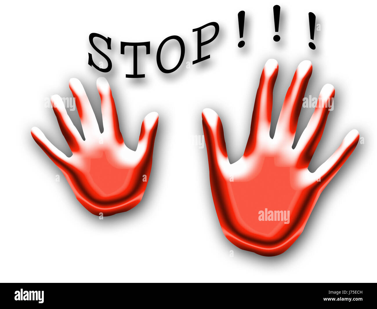 Taste Stop Abstrakt Halt Halt Hintergrund Hintergrund Weiss Rot Pause Abbrechen Stockfotografie Alamy