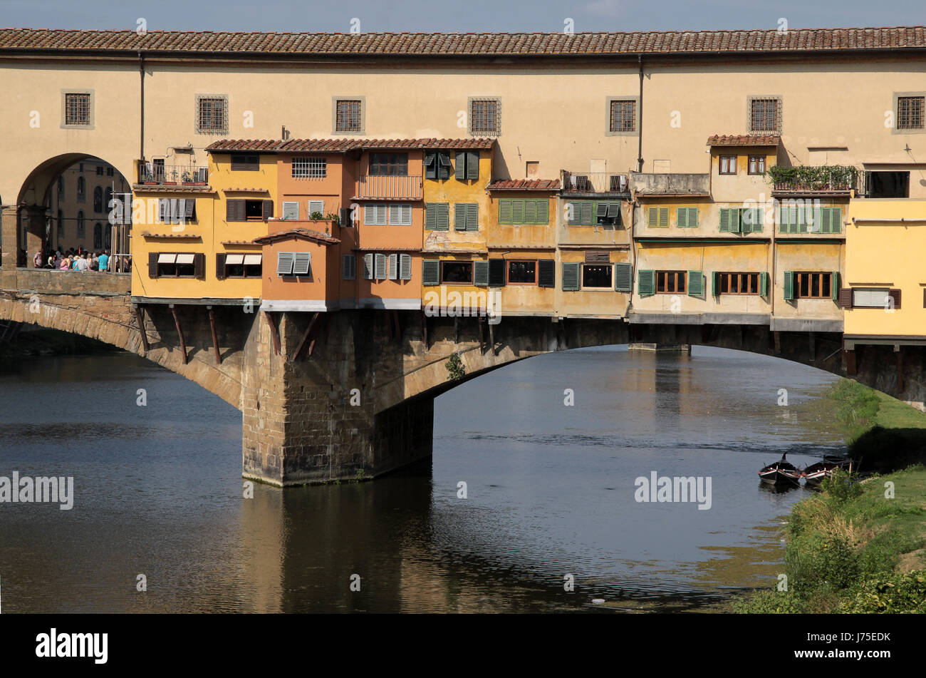 Ponte Vecchio in Florenz Stockfoto