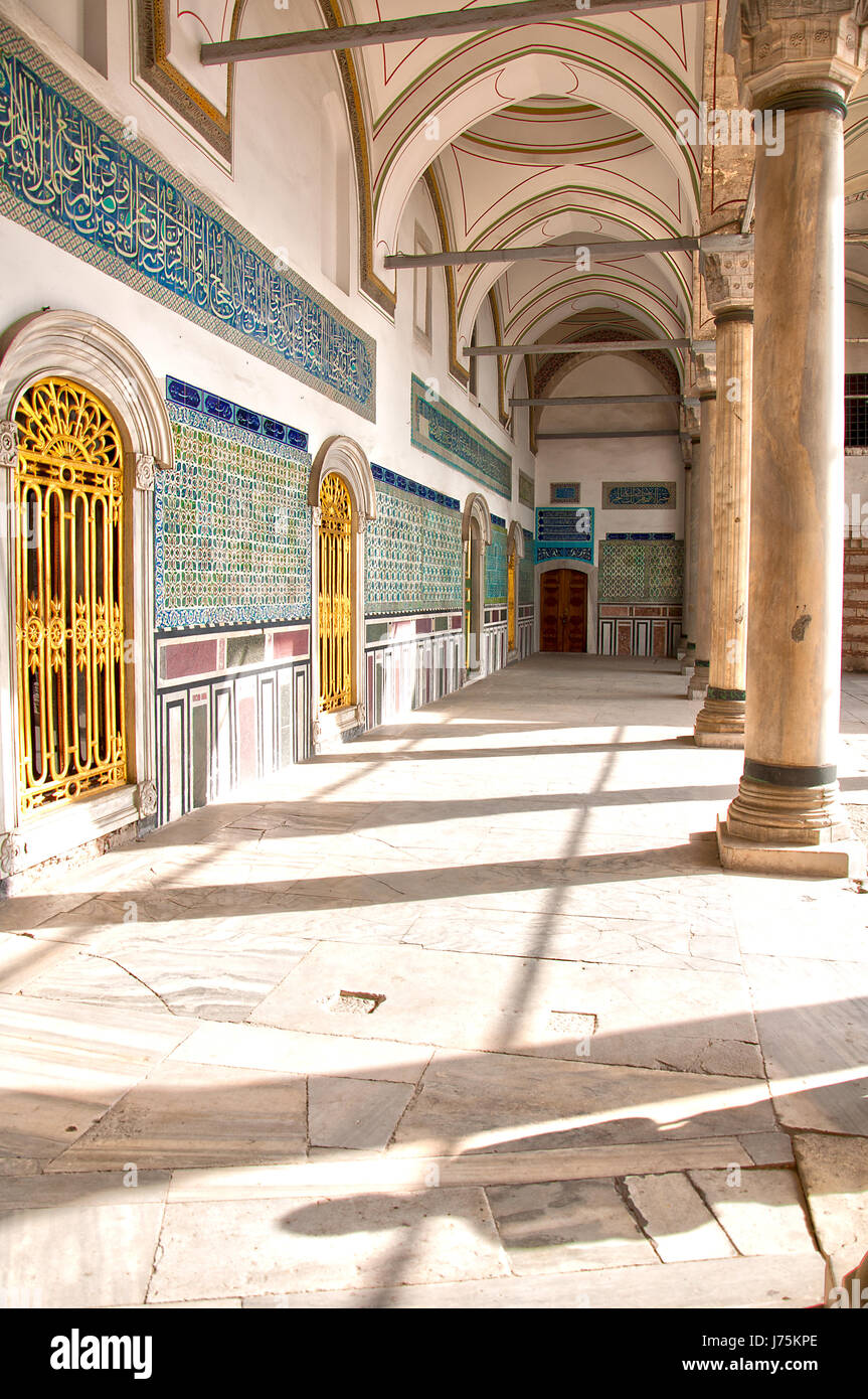 Topkapi Palast in Istanbul, Türkei Stockfoto