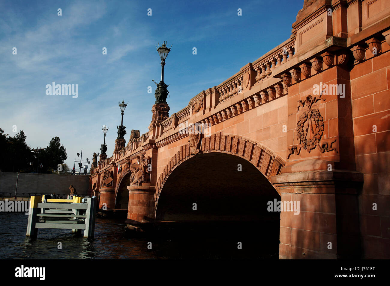 Brücke Berlin Brücke Berlin Sandstein preußischen zoologischen Gärten Mitte Stockfoto