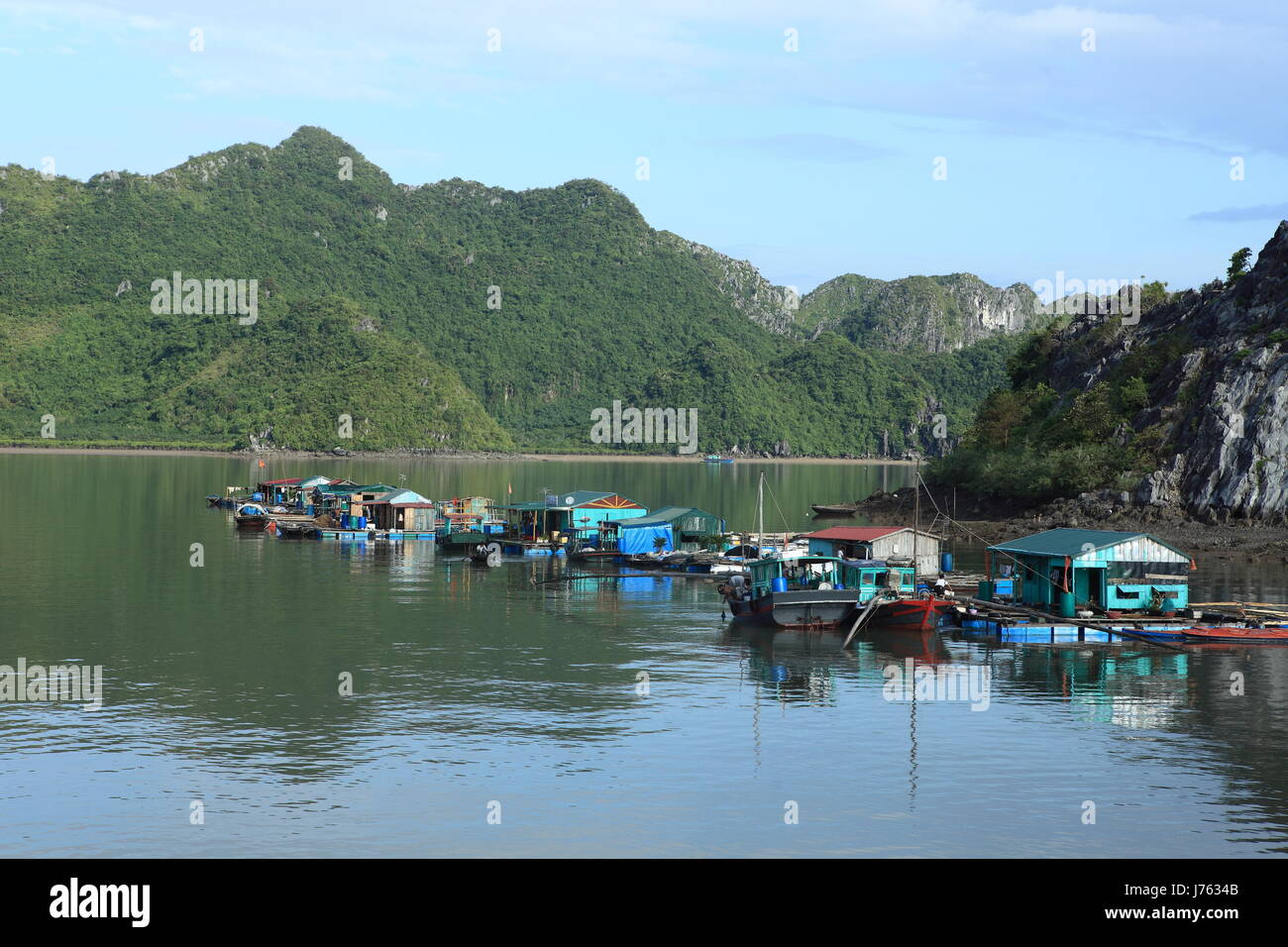 Asia Viet Nam Vietnam Fischer fischen Dorf Gemeinde Dorf Marktstadt Stockfoto