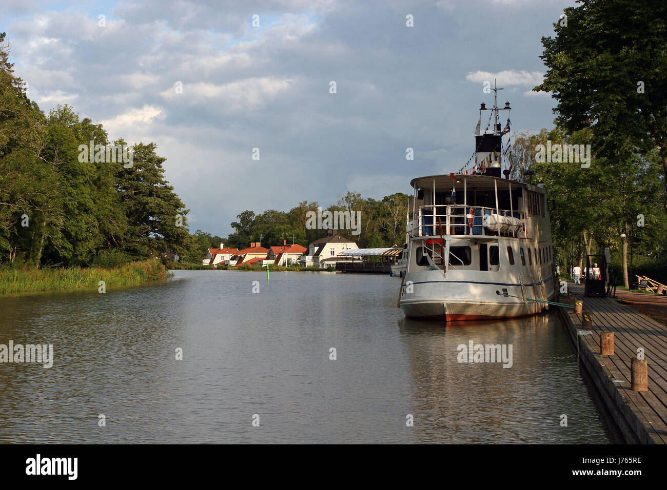 Schweden-Skandinavien-Natur-Kunst Schweden Kanal transport Skandinavien künstliche Stockfoto