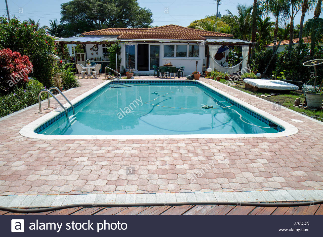 Miami Beach Florida Normandie Küste Biscayne Bay Wohn Garten ... Miami Beach Florida Normandie Küste Biscayne Bay Wohn Garten ...