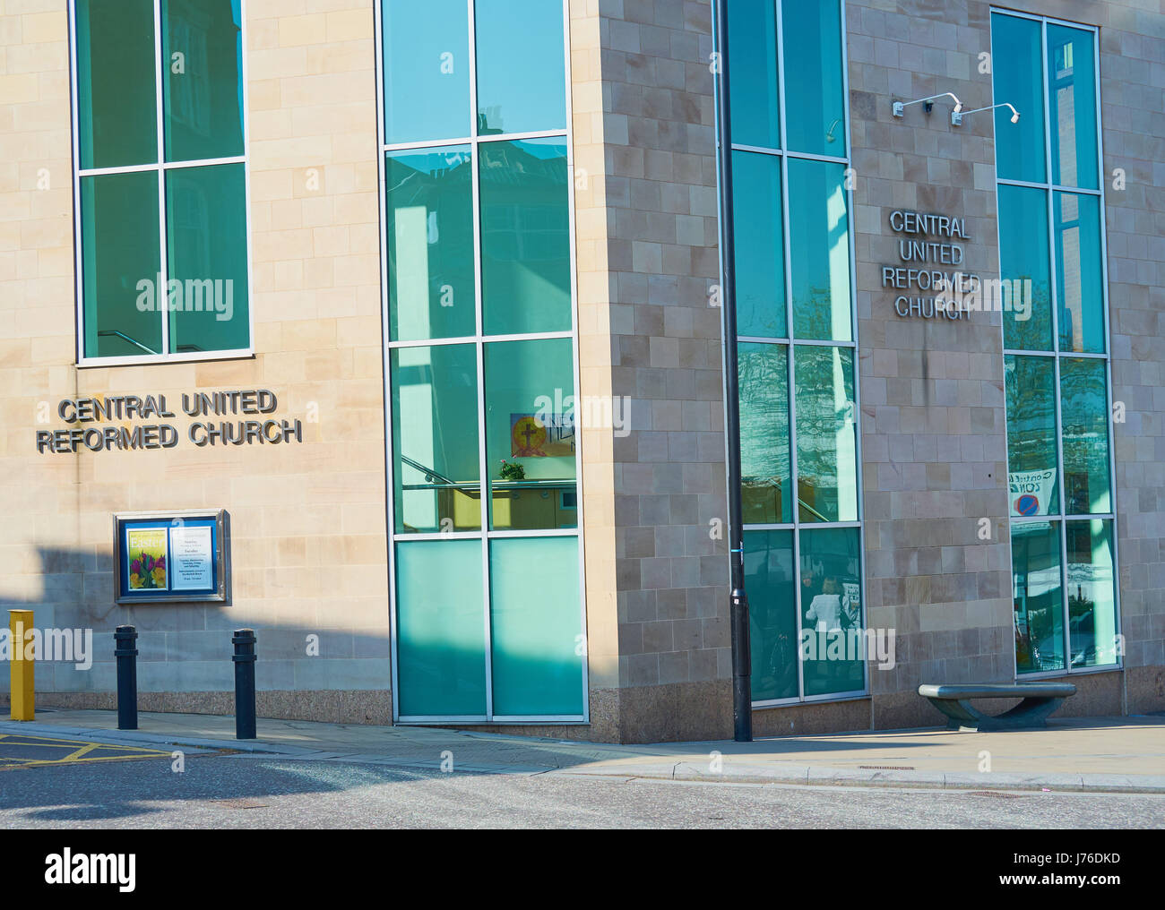 Central United Reformed Church Sheffield, South Yorkshire, England Stockfoto