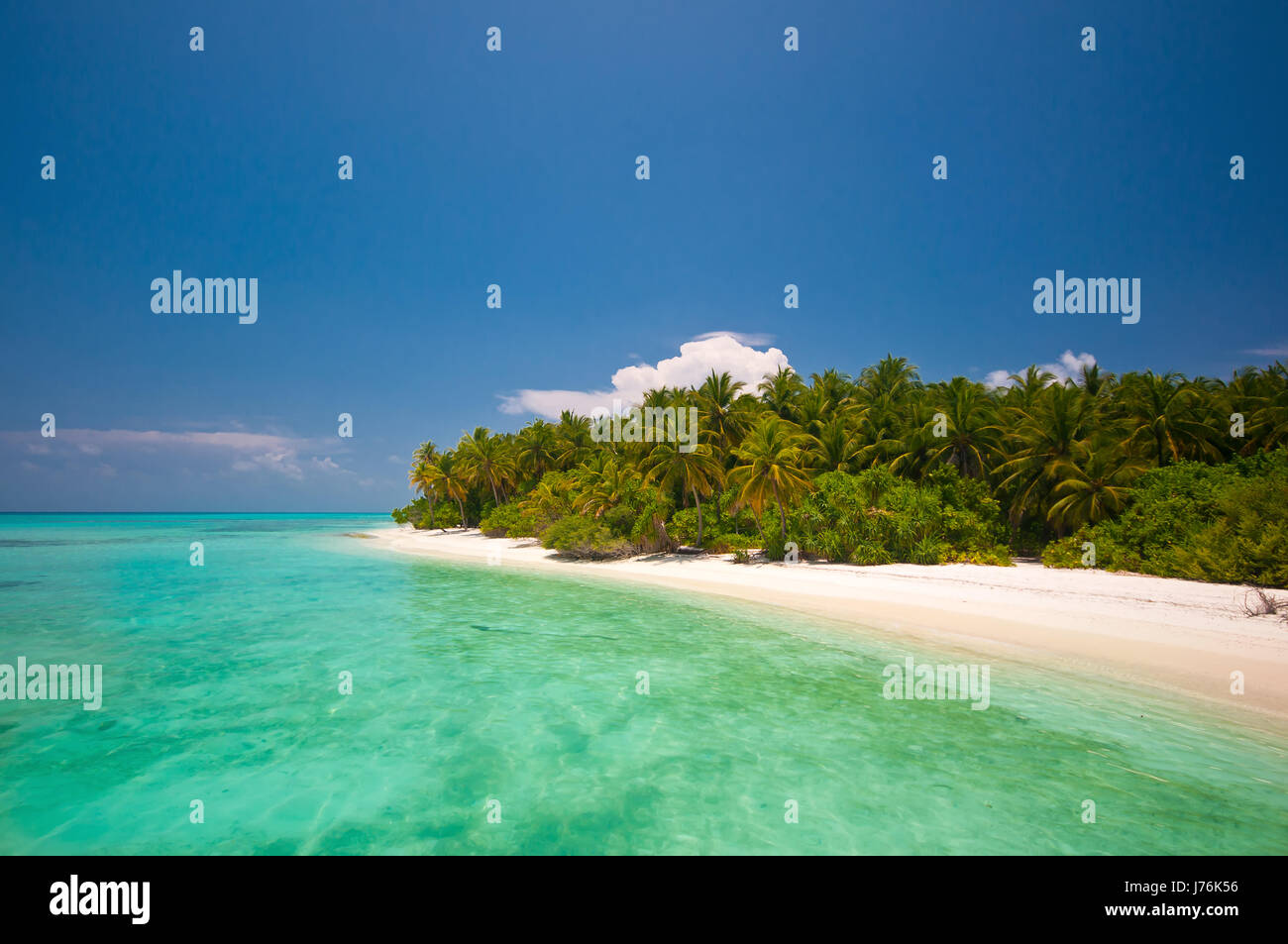 einsame Insel Stockfoto