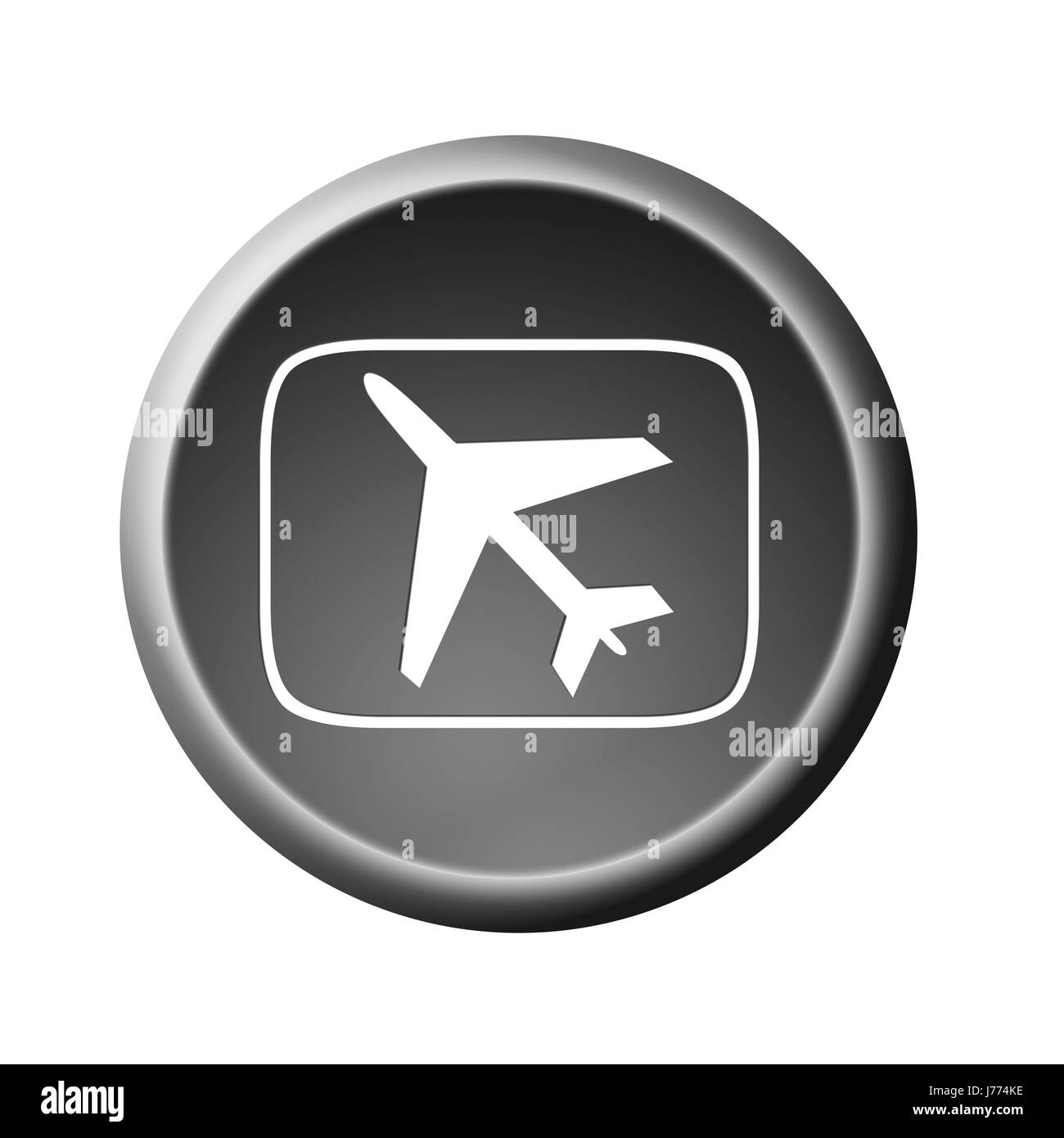 Flügel-Taste Luftfahrt Luft Fahrverbot auf fliegenden Flugzeuge Flugzeug Flugzeug Stockfoto