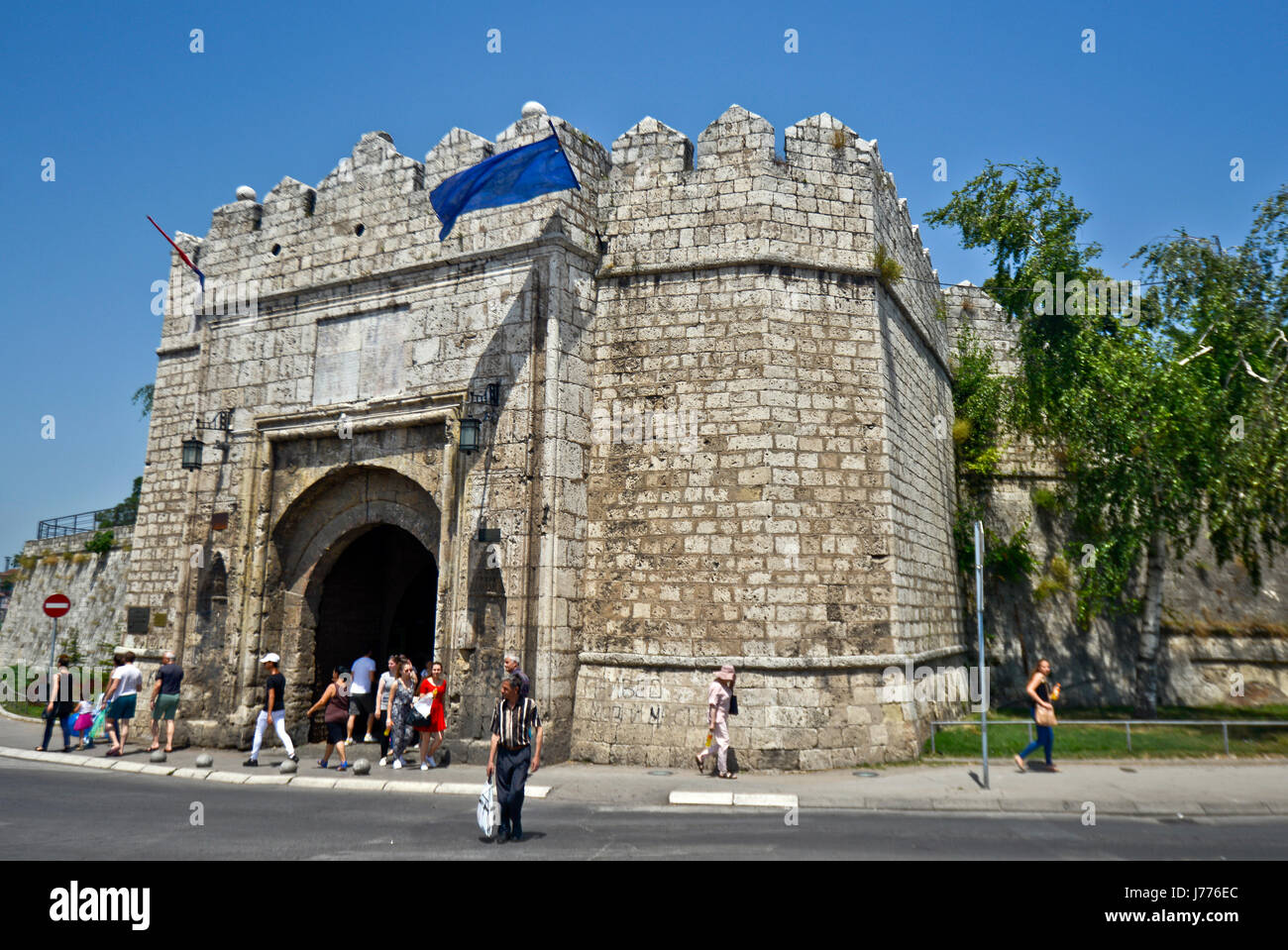 NIS (Serbien): Main Burgtor Stockfoto